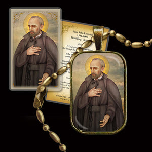 St. John Leonardi Pendant & Holy Card Gift Set