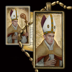 St. Thomas of Villanova Pendant & Holy Card Gift Set