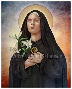 St. Mariana de Jesus de Paredes Print