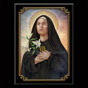 St. Mariana de Jesus de Paredes Plaque & Holy Card Gift Set