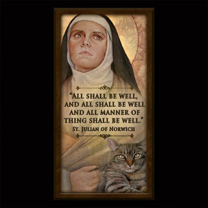 St. Julian of Norwich Inspirational Plaque