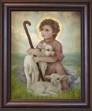 The Little Shepherd Framed