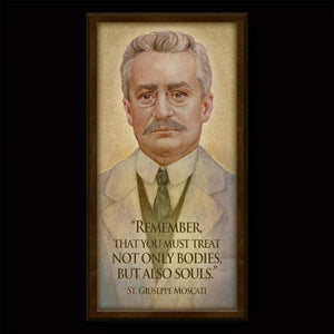 St. Giuseppe (Joseph) Moscati Inspirational Plaque